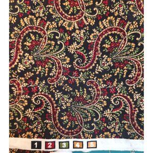 V.I.P Cranston Printworks Paisley Cotton Sewing Quilting Fabric By the yard 44 W
